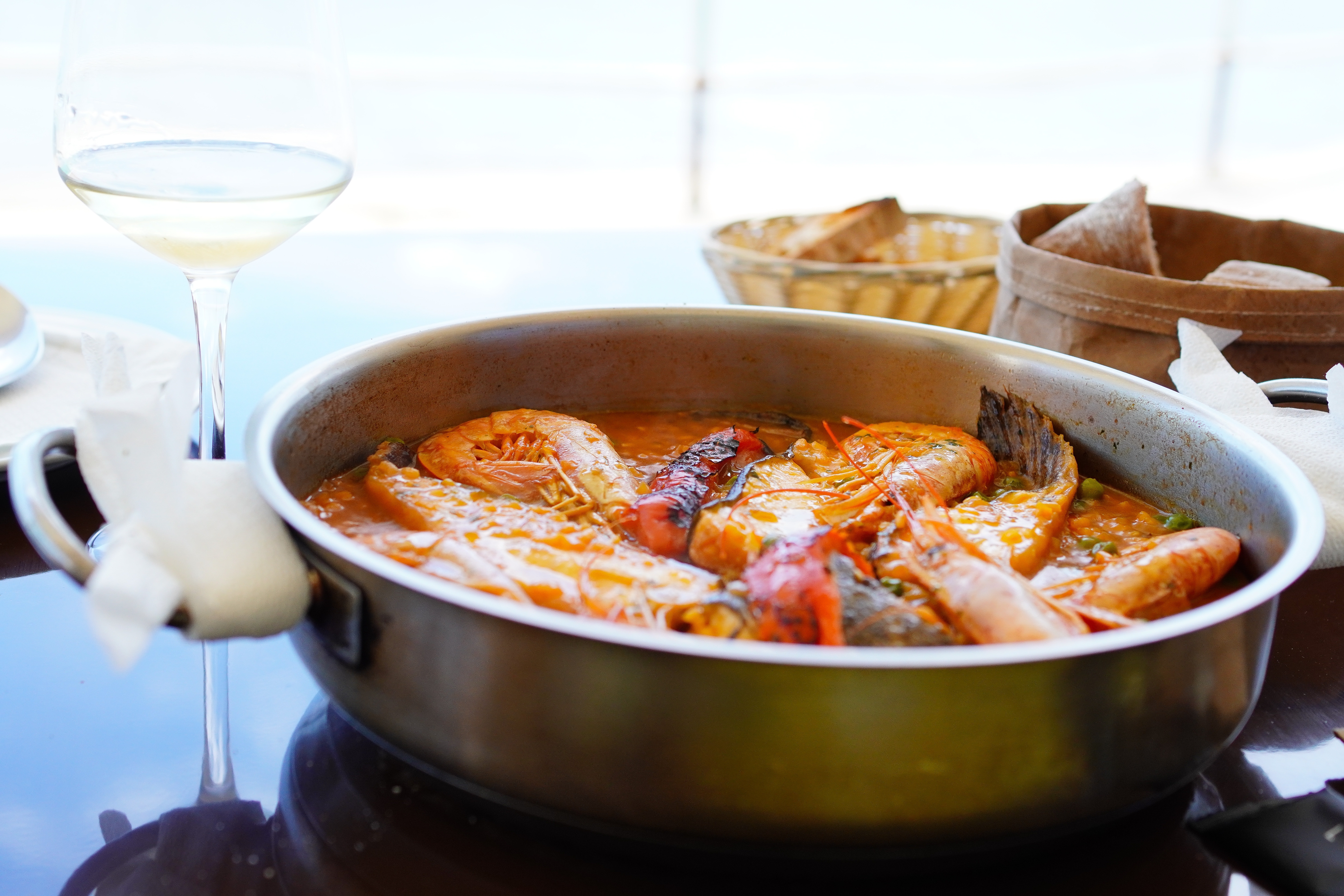 Portuguese rice seafood